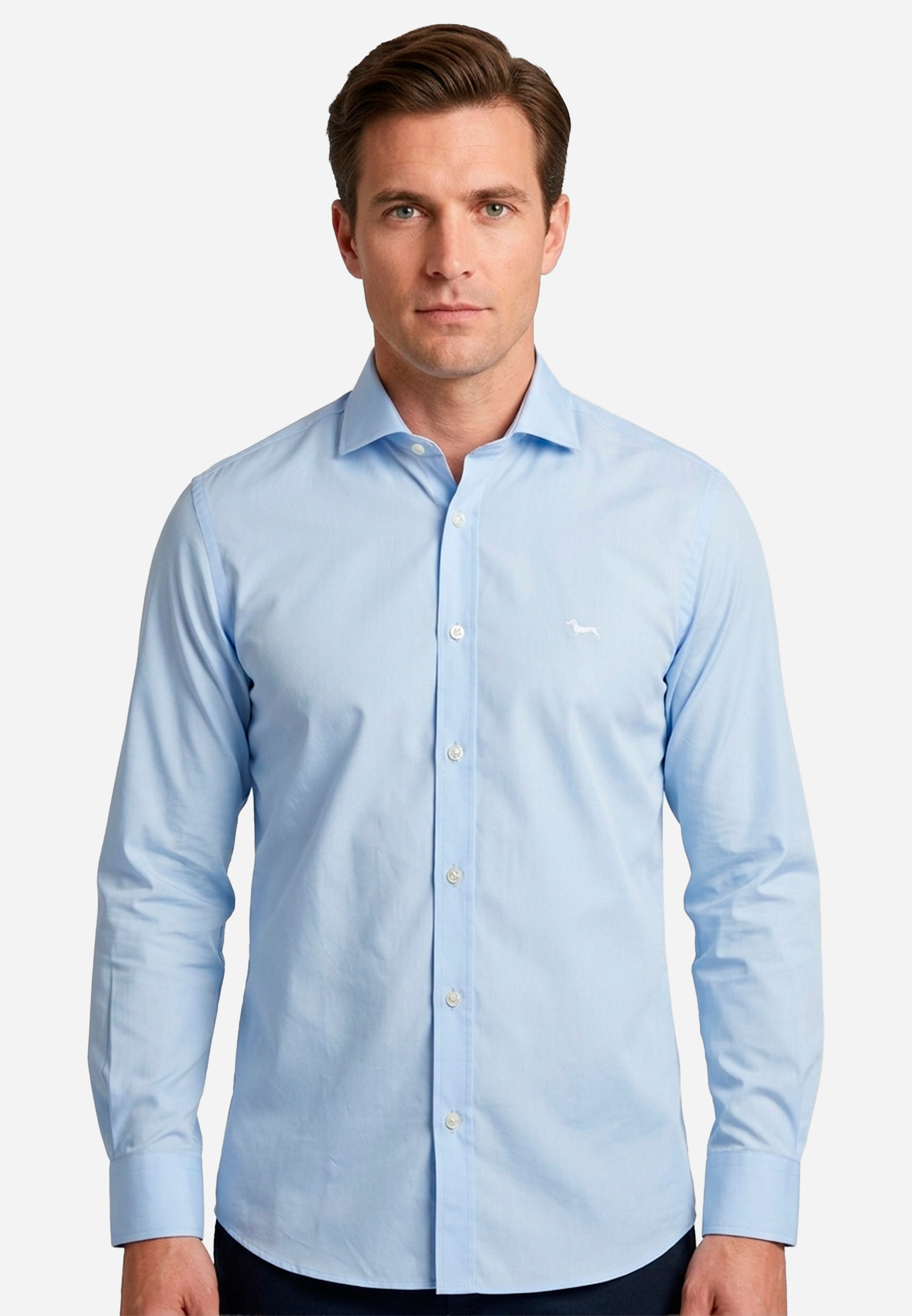 Camisa Azul Celeste Hombre H&B.