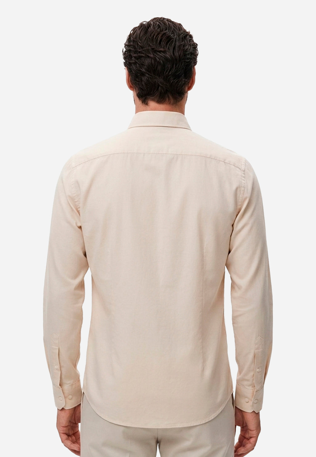 Camisa Beige Hombre H&B.