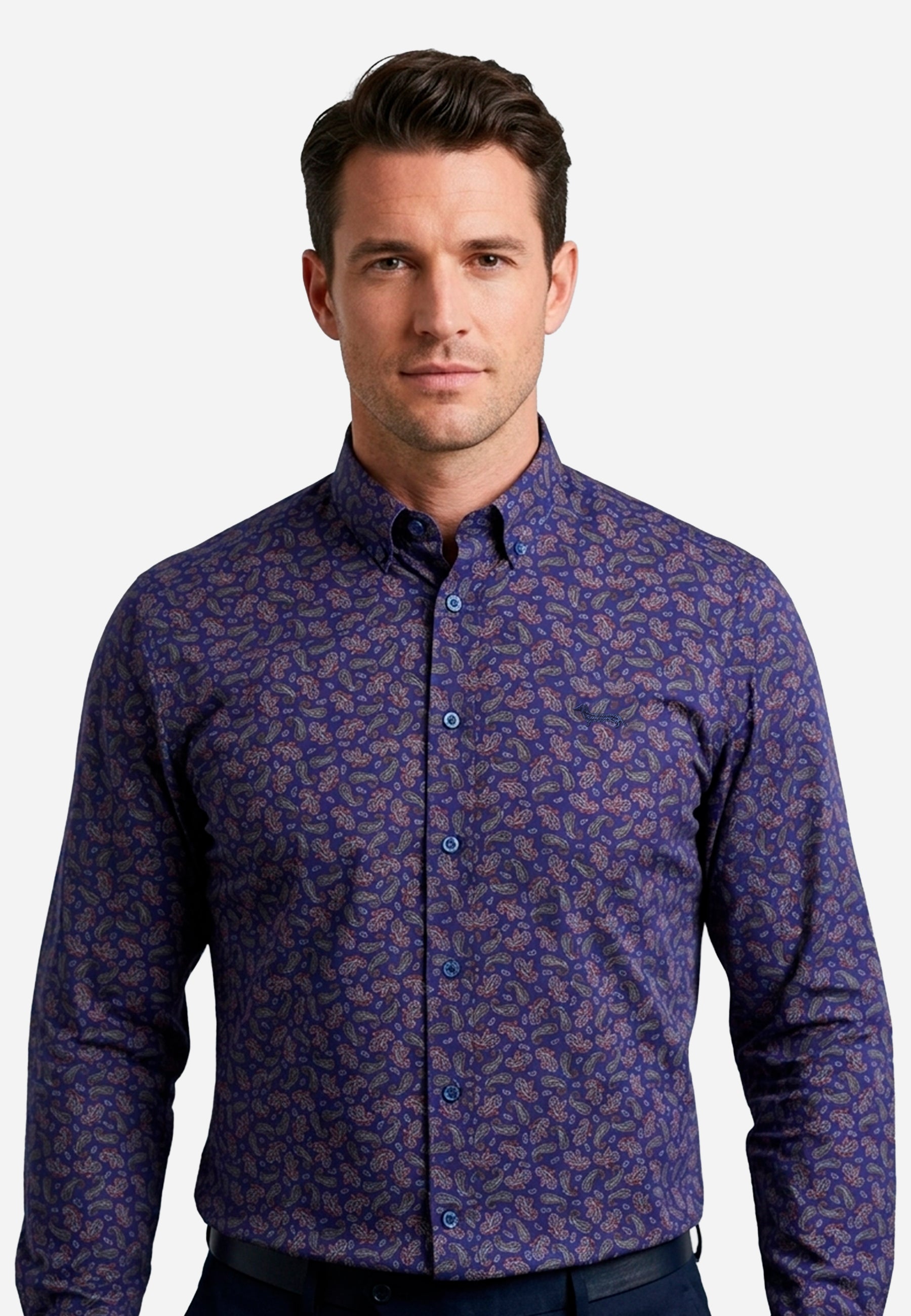 Camisa Índigo Hombre H&B.
