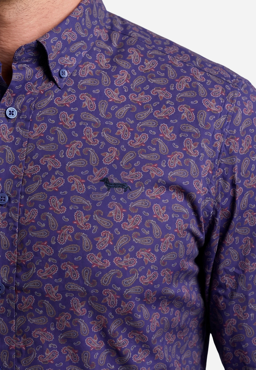 Camisa Índigo Hombre H&B.