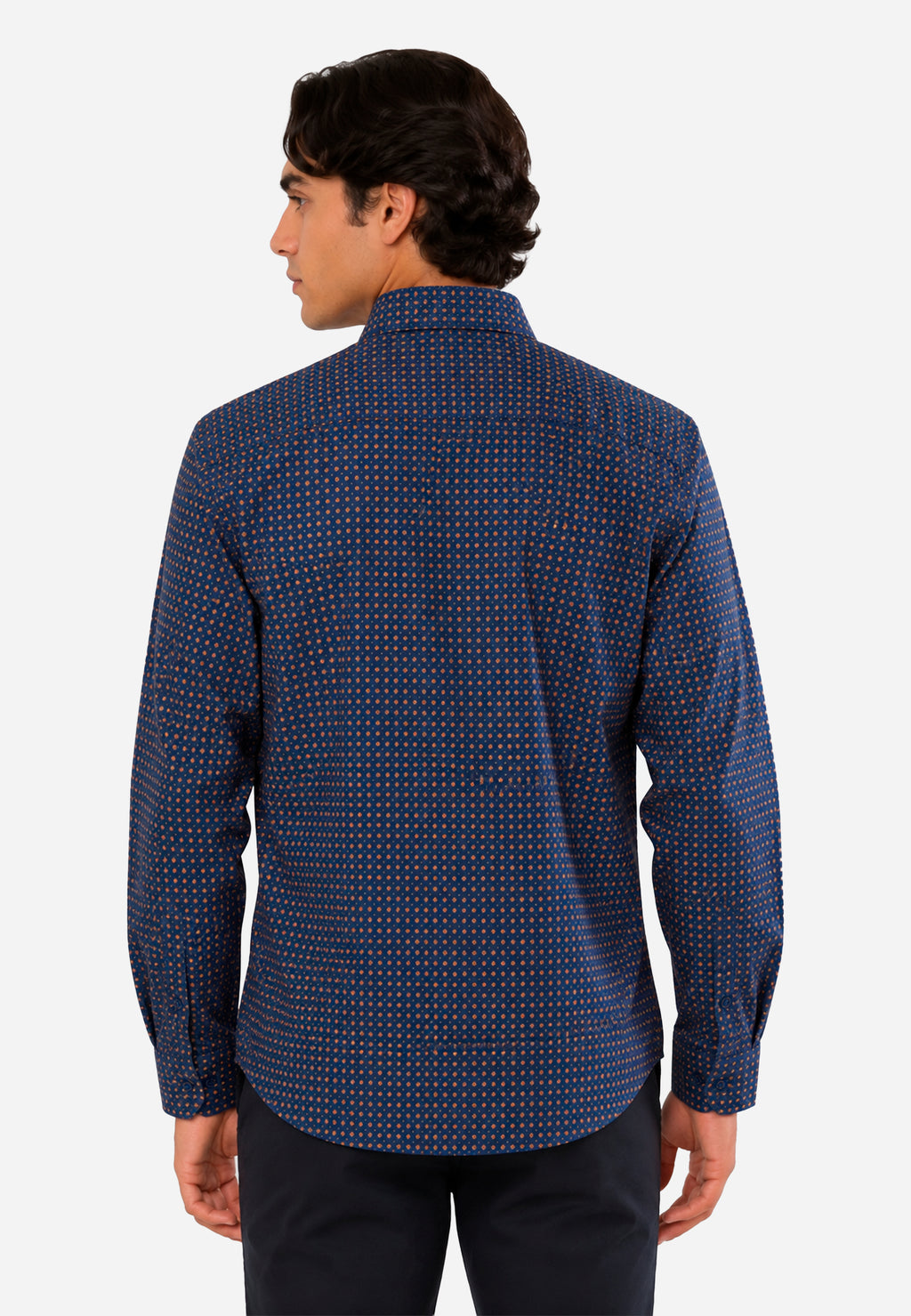 Camisa Sartorial Azul Hombre H&B.