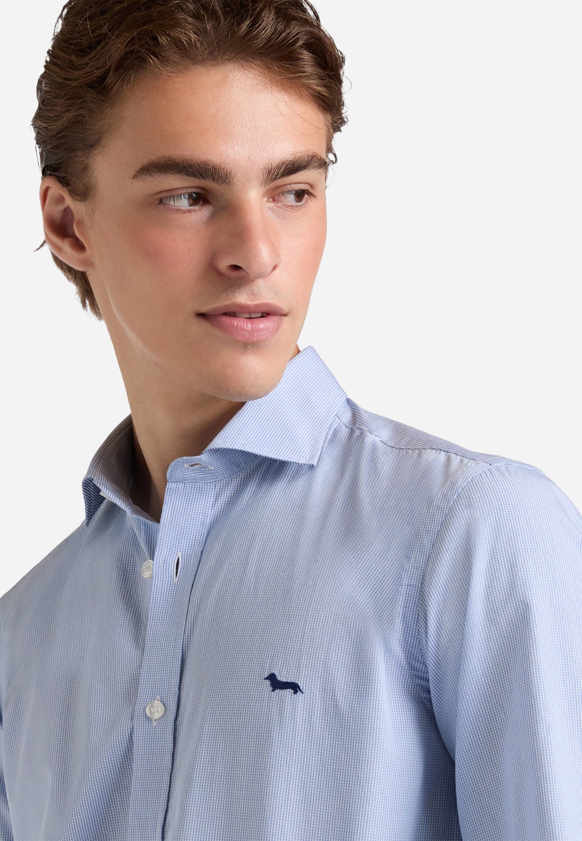 Camisa Azul Esencial Hombre H&B.