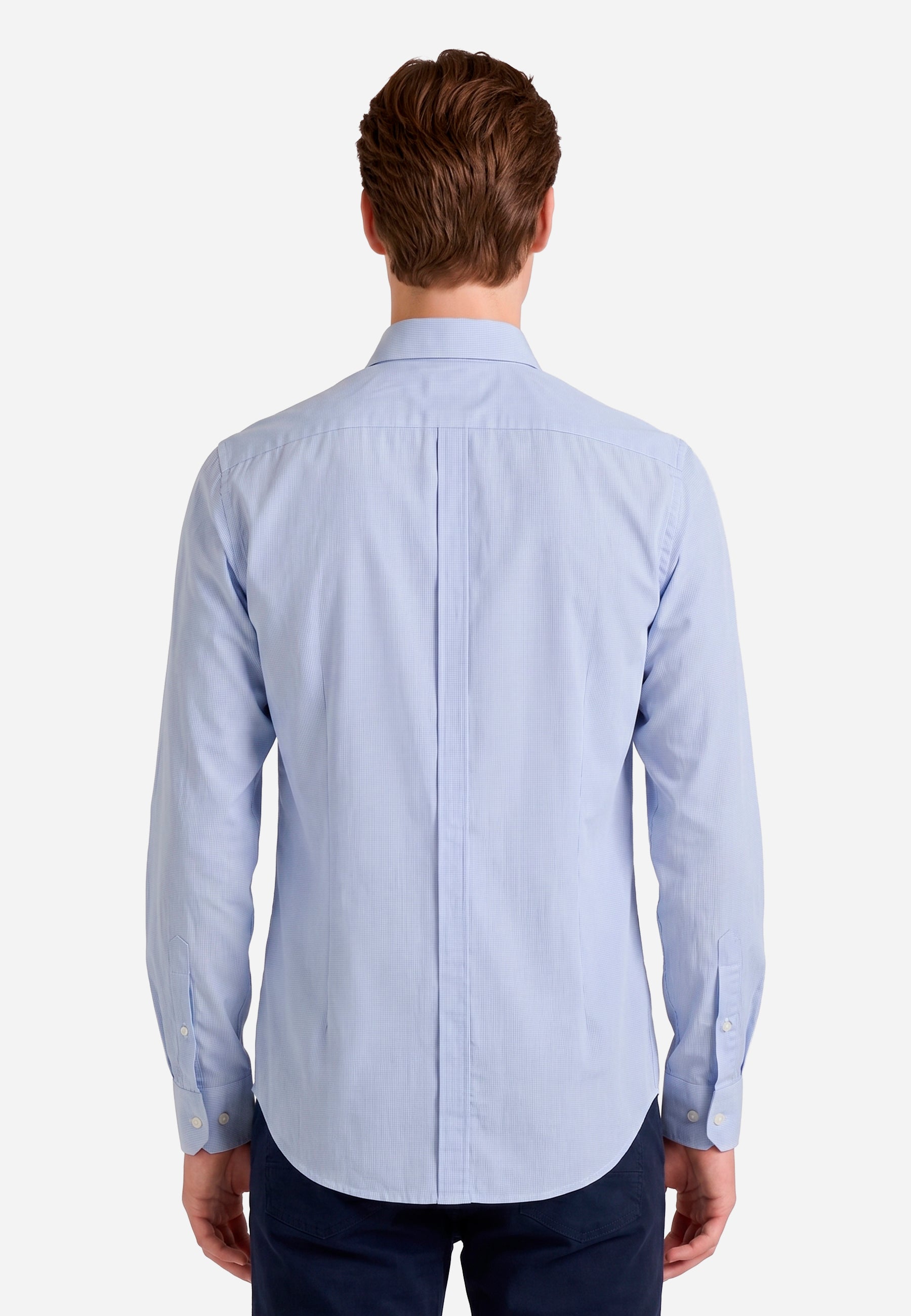 Camisa Azul Esencial Hombre H&B.