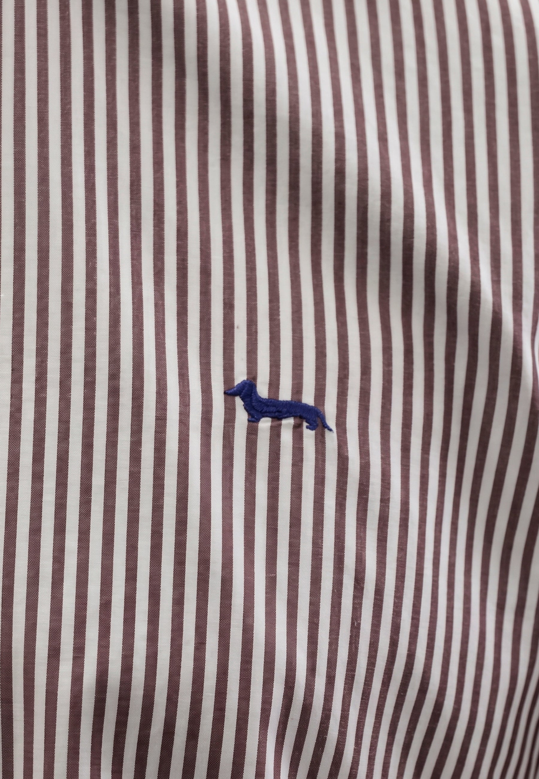 Camisa Café Rayas Hombre H&B.