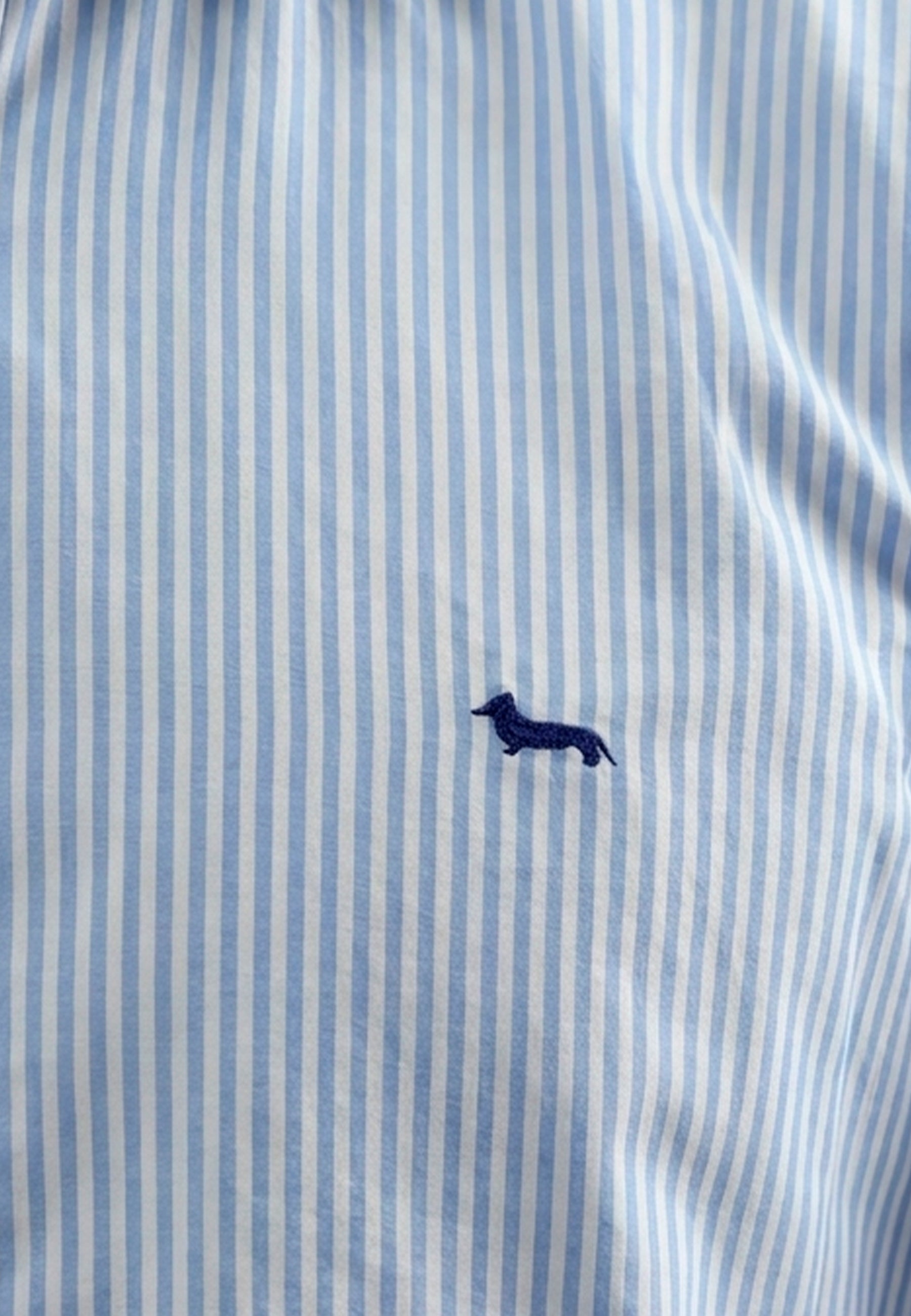 Camisa Azul Rayas Hombre H&B.
