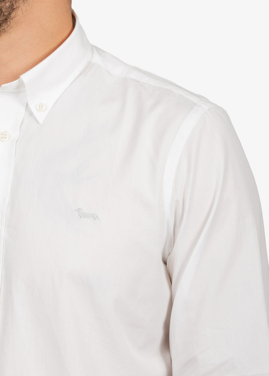 Camisa Sport Blanca en Algodón H&B