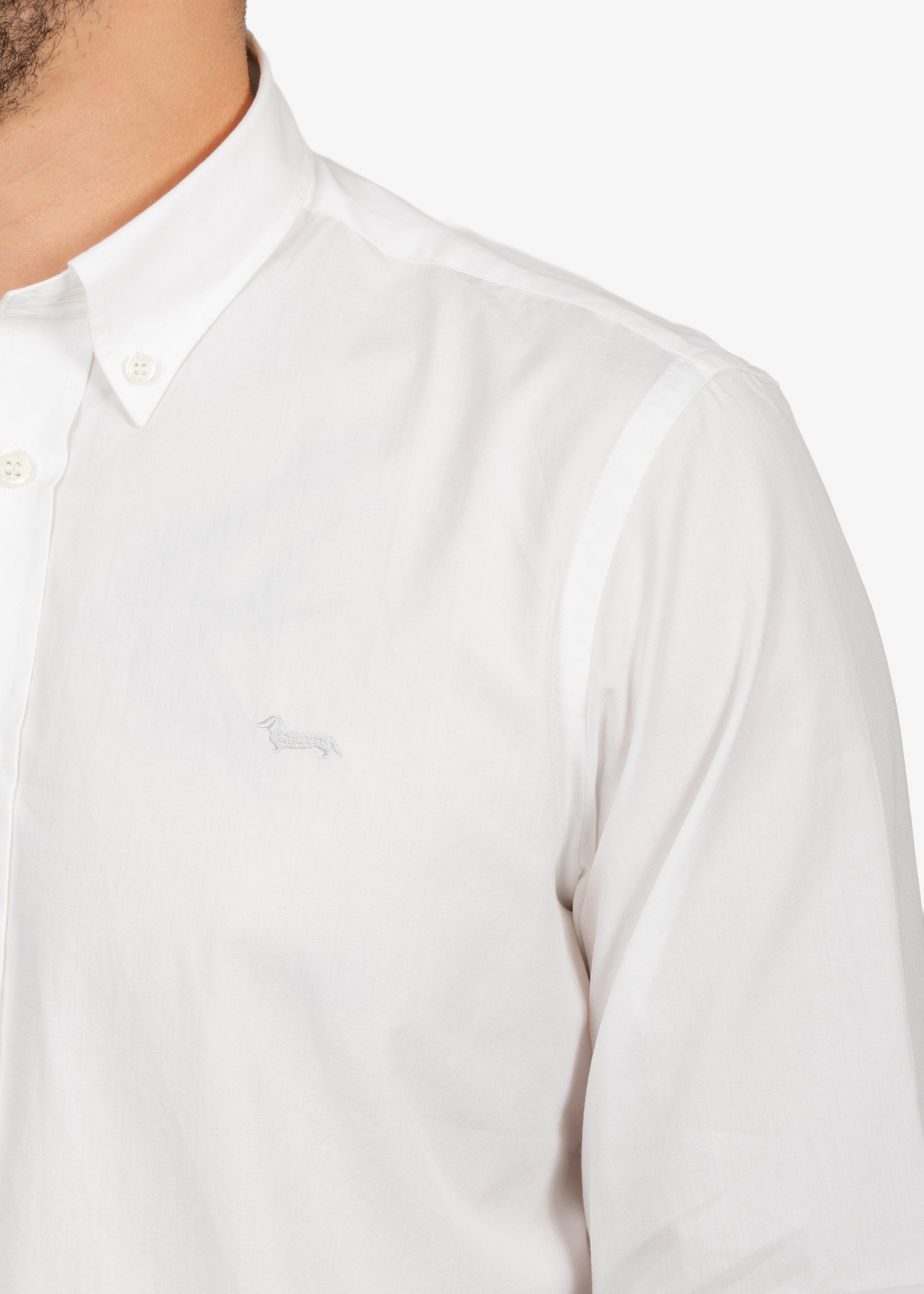 CAMISA SPORT HARMONT & BLAINE BLANCO ALGODON (CR1043N11759M-100)
