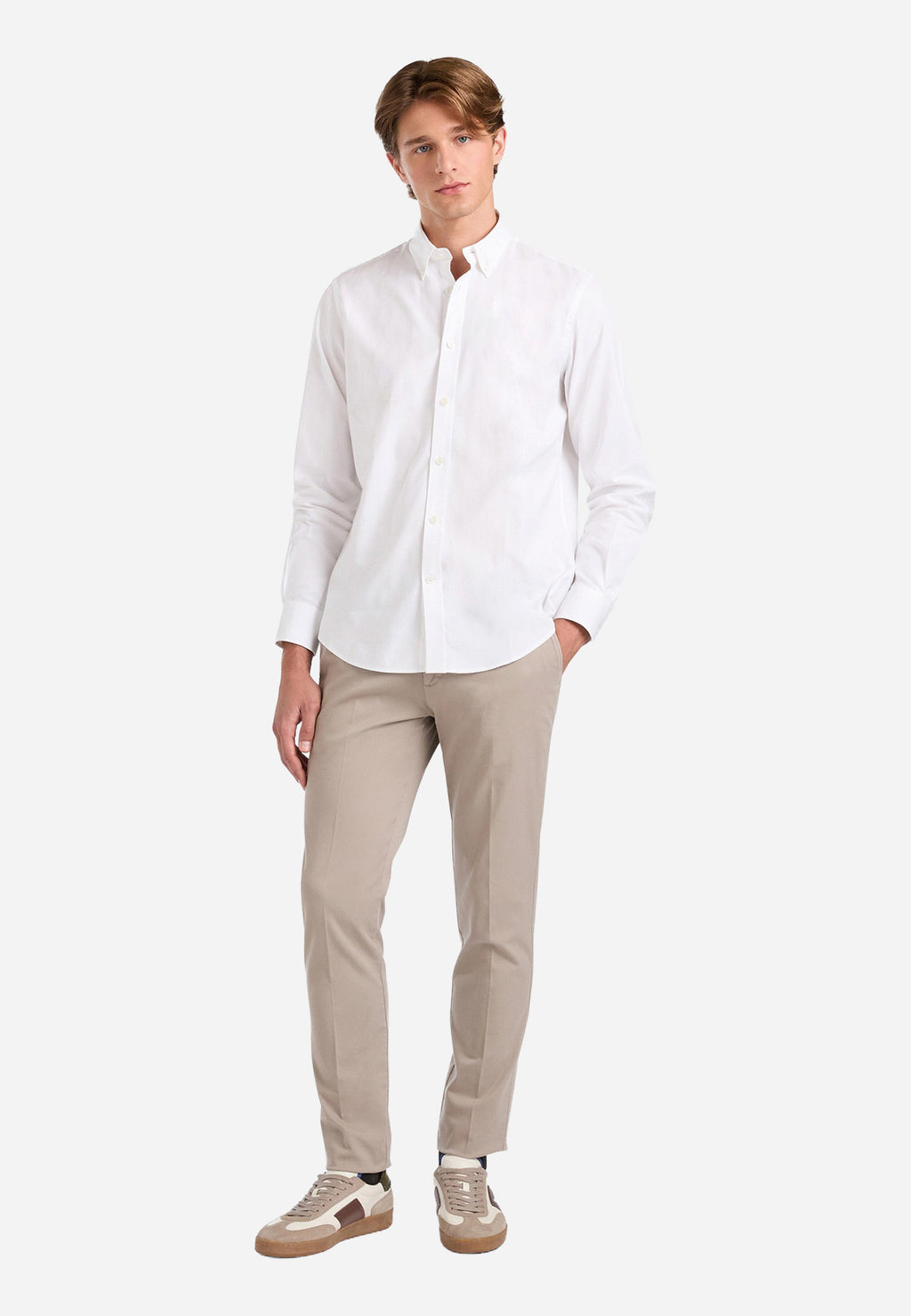 Camisa Sport Blanca Hombre H&B.