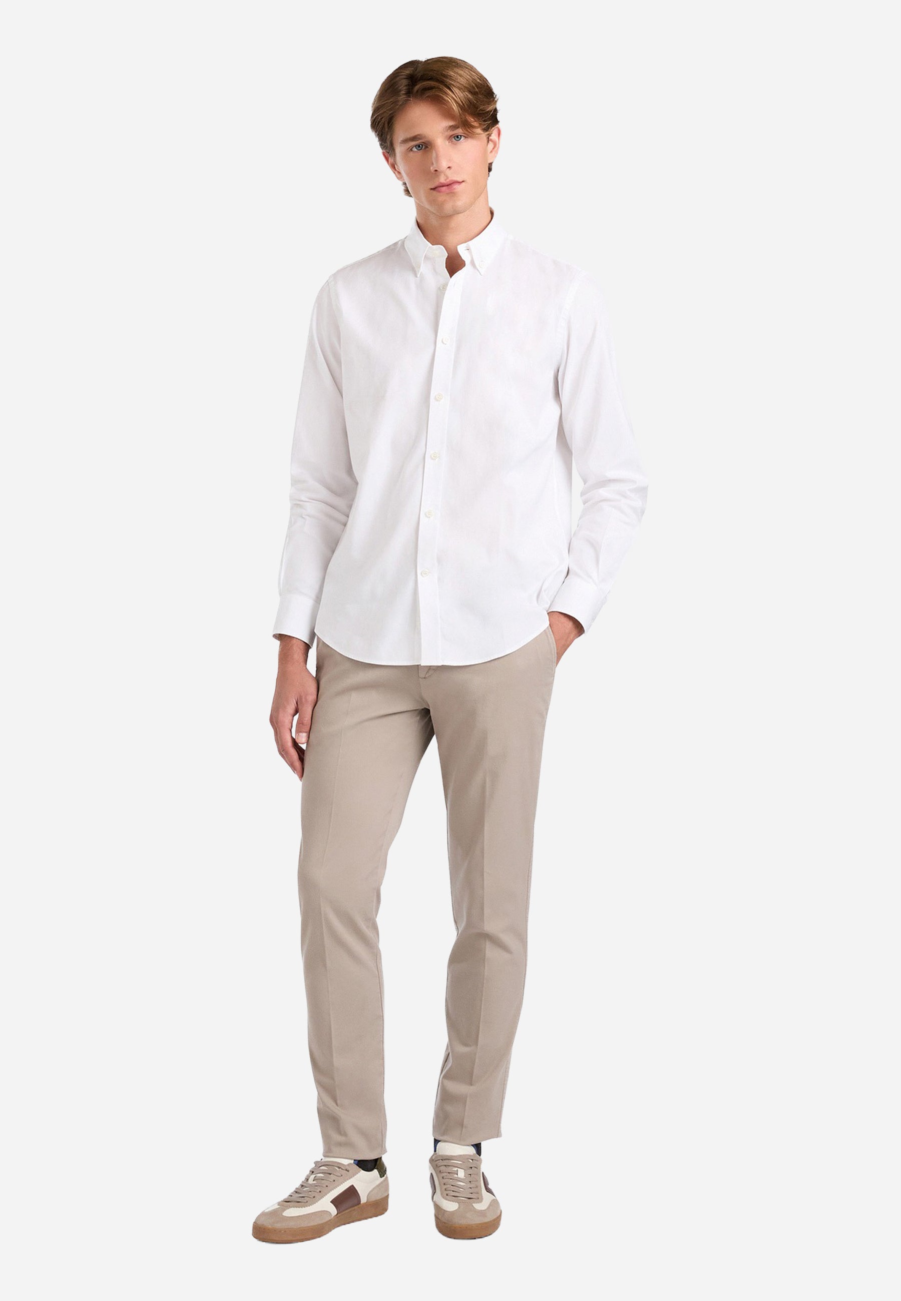 Camisa Sport Blanca Hombre H&B.