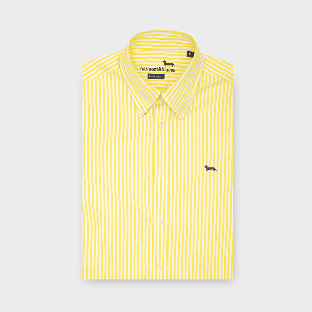 CAMISA HARMONT & BLAINE AMARILLO LIMONE (CRJ011012308B-303)