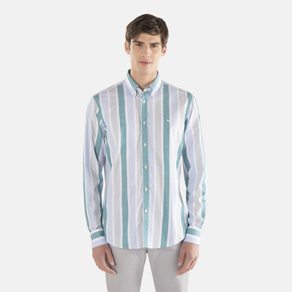 CAMISA HARMONT RYAS TES CONTRASTI INTE, 810 SKY (CRJ011012350B-810)