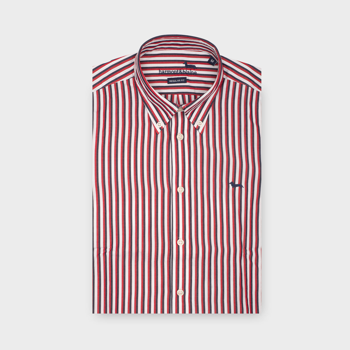 CAMISA HARMONT & BLAINE ROJO  RYAS (CRJ011012361B-501)