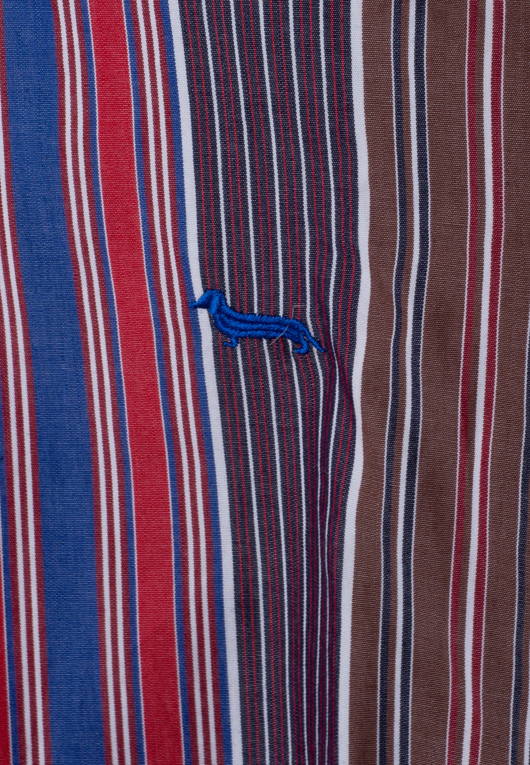 Camisa Rojas Rayas Hombre H&B.