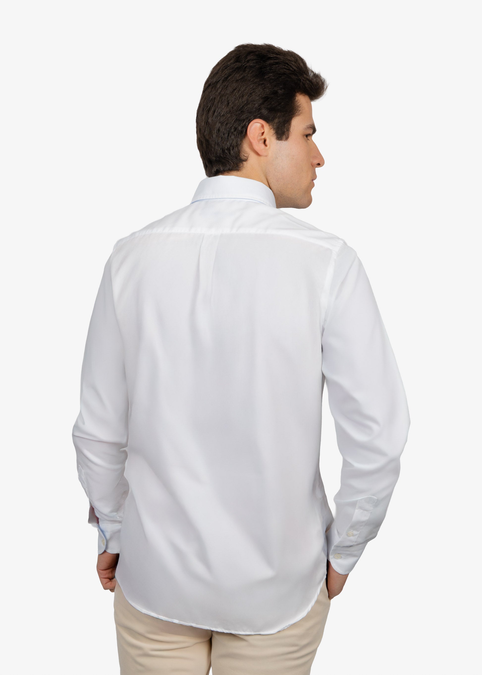 CAMISA SPORT HARMONT & BLAINE BLANCO ALGODON (CRM011007634B-100)