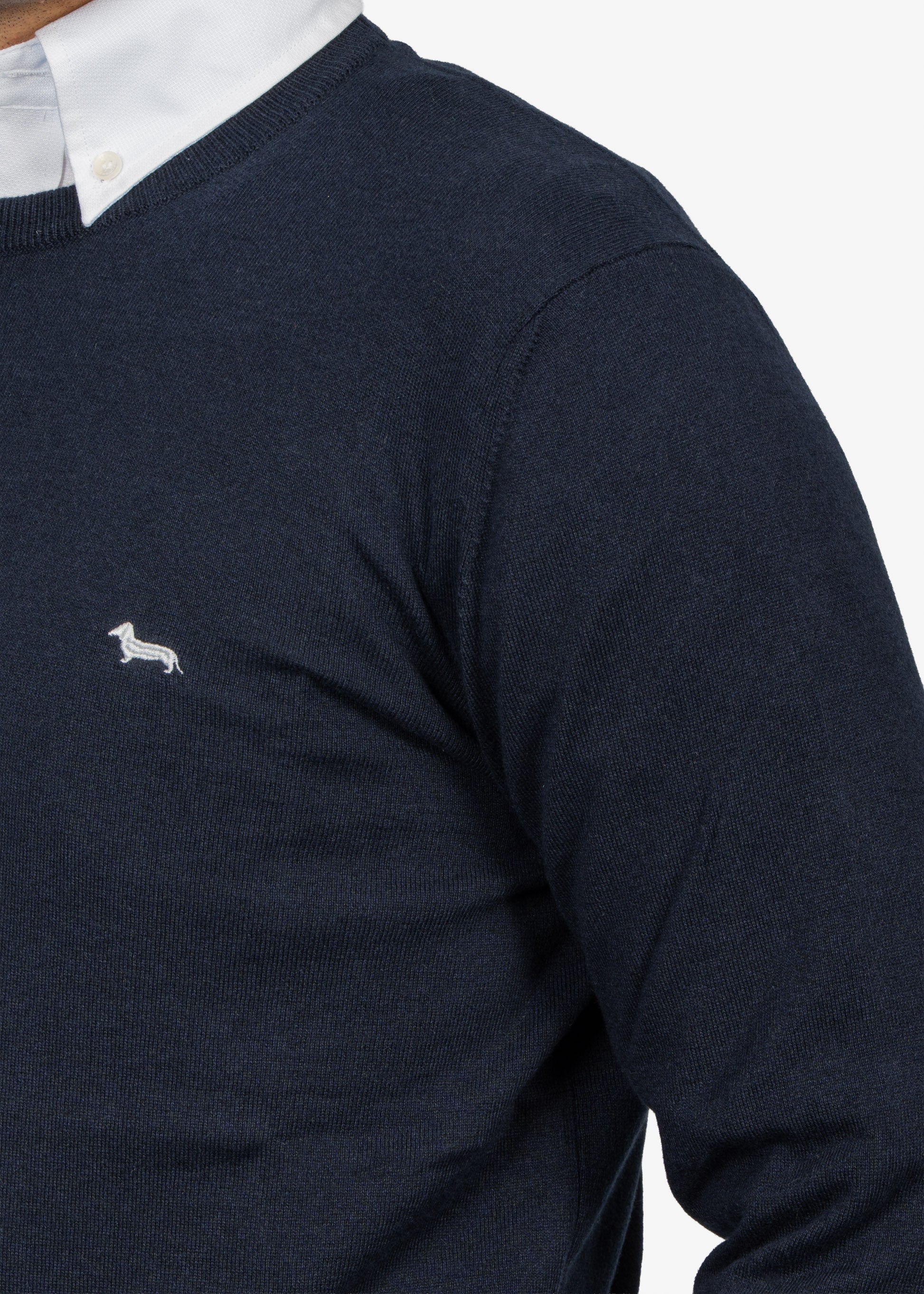 Sweater Cuello Redondo Azul Marino