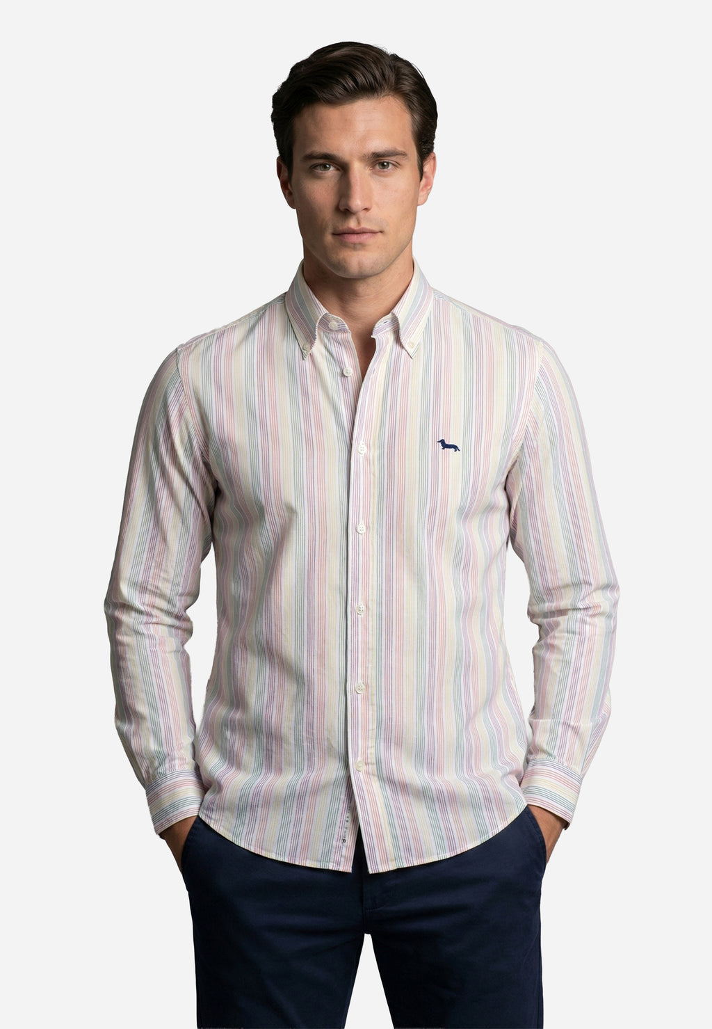 Camisa Rayas Rojas l H&B