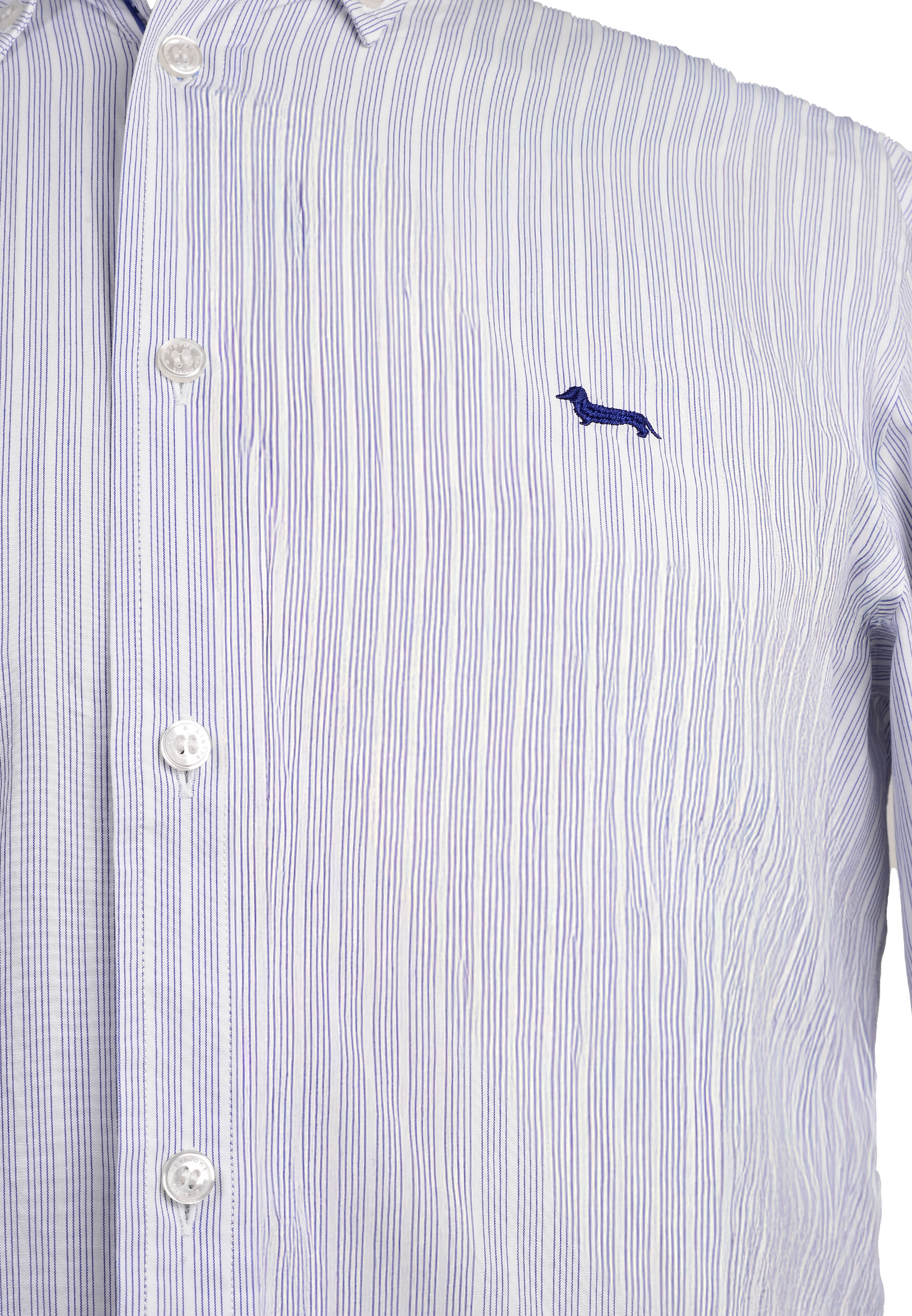 Camisa Rayas Celeste H&B