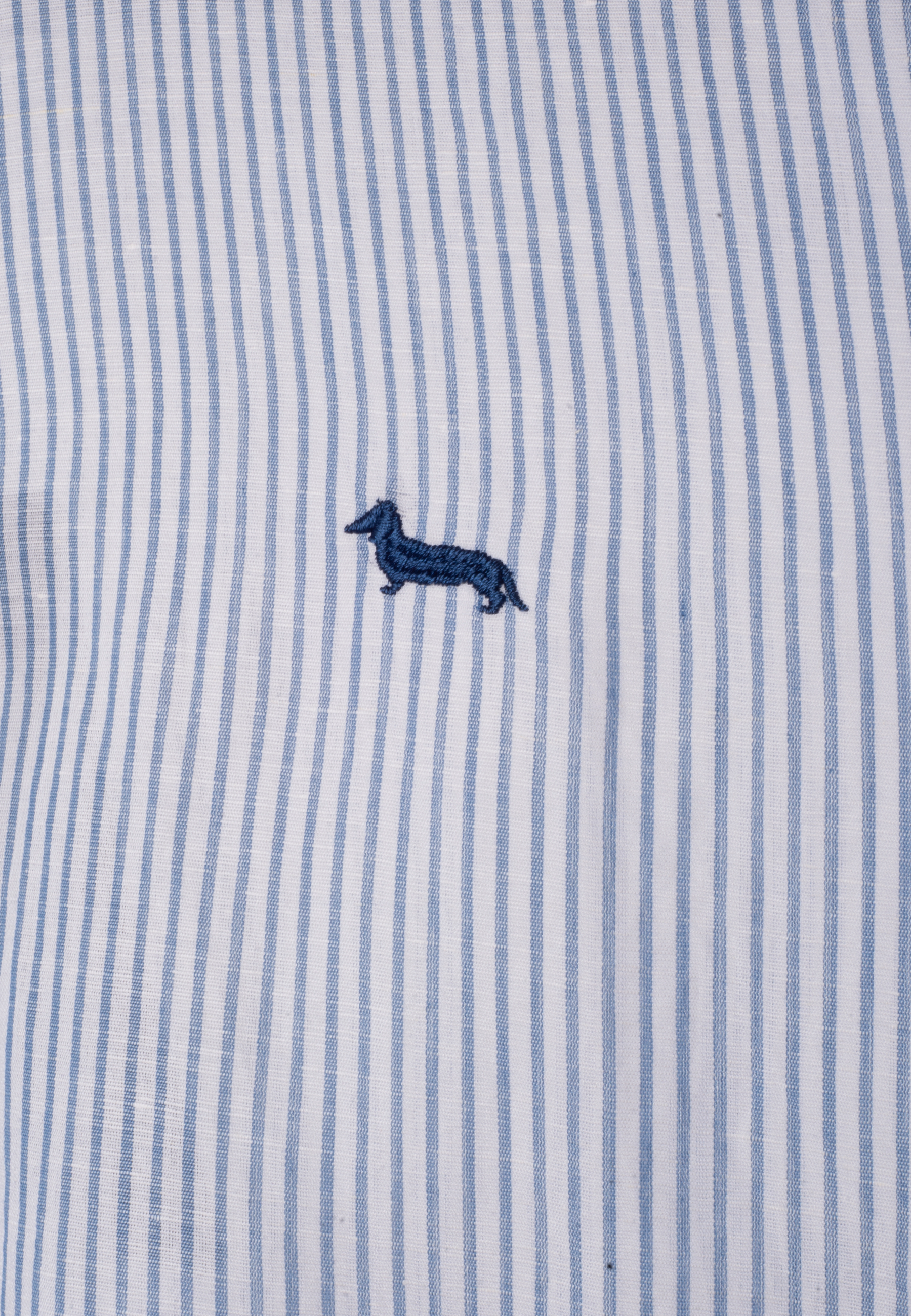 Camisa Rayas Verticales Azul H&B