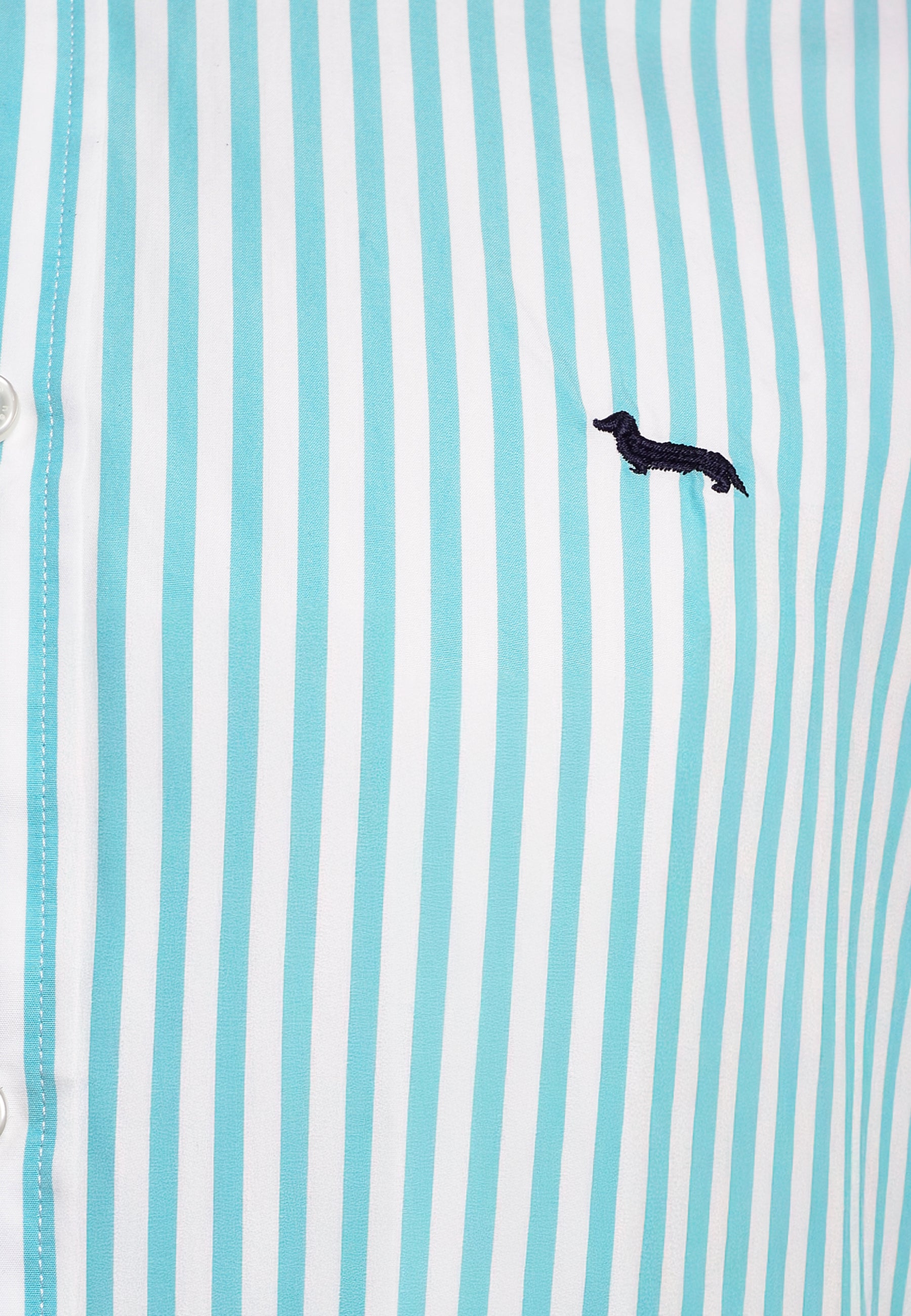 Camiseta Estampada Rayas Verde Menta H&B