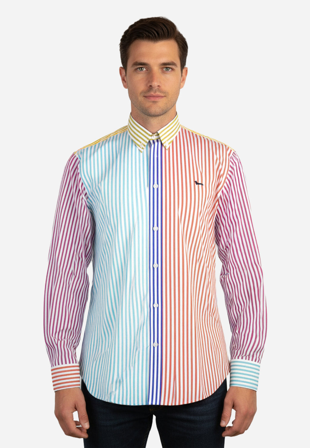 Camisa Manga Larga Rayas H&B