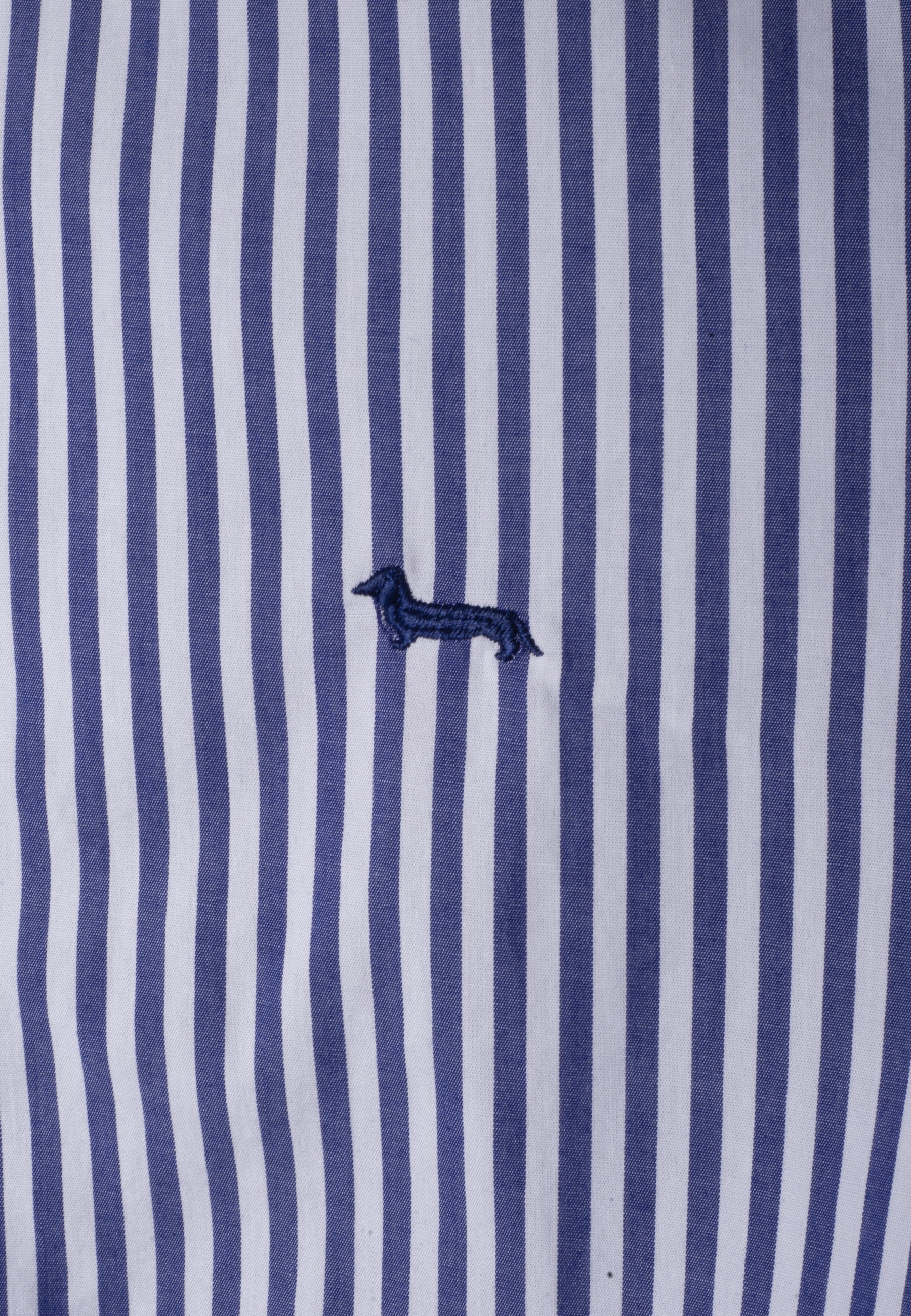 Camisa Rayas Verticales Azul H&B