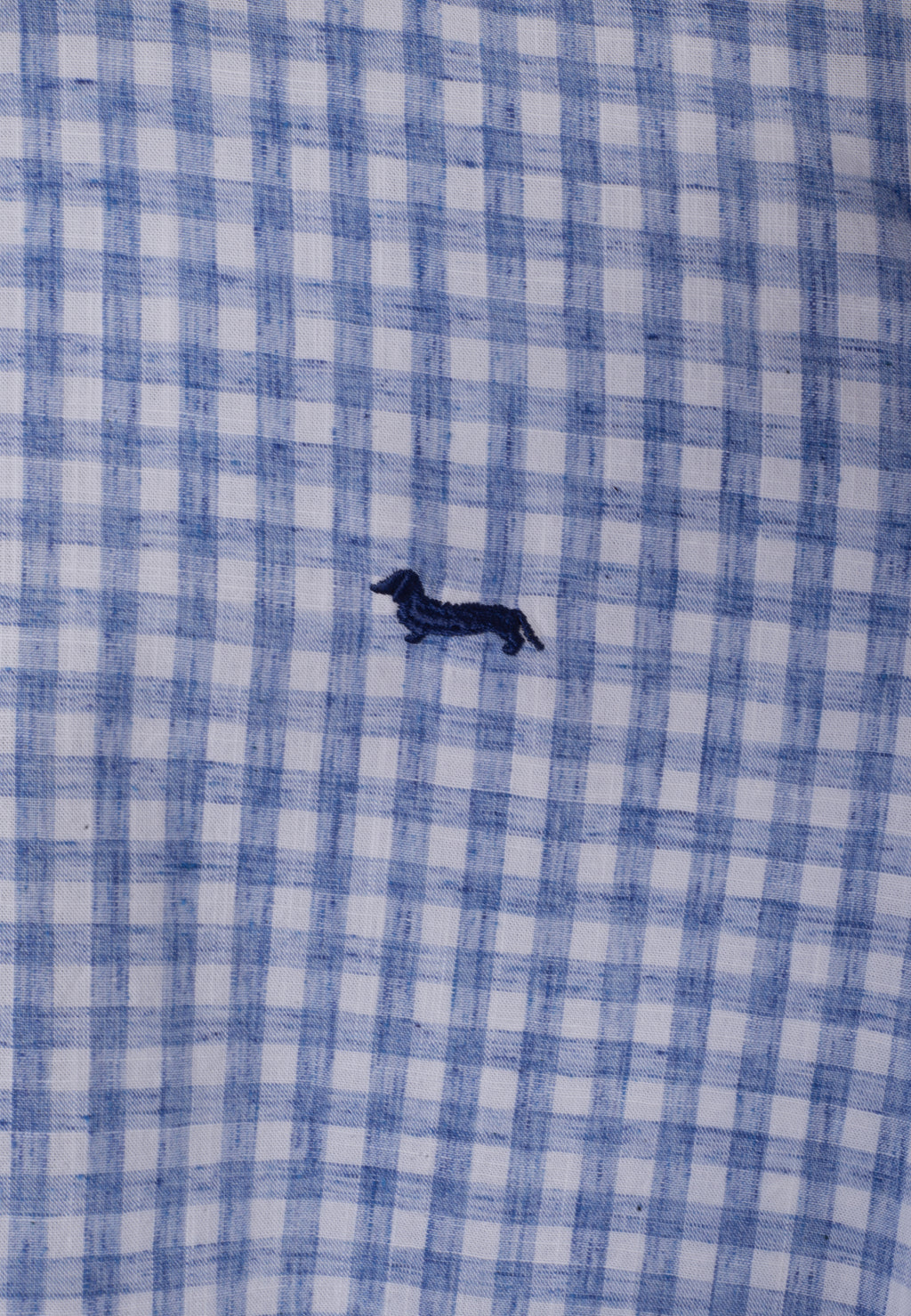 Camisa Clásica Cuadros Azul H&B