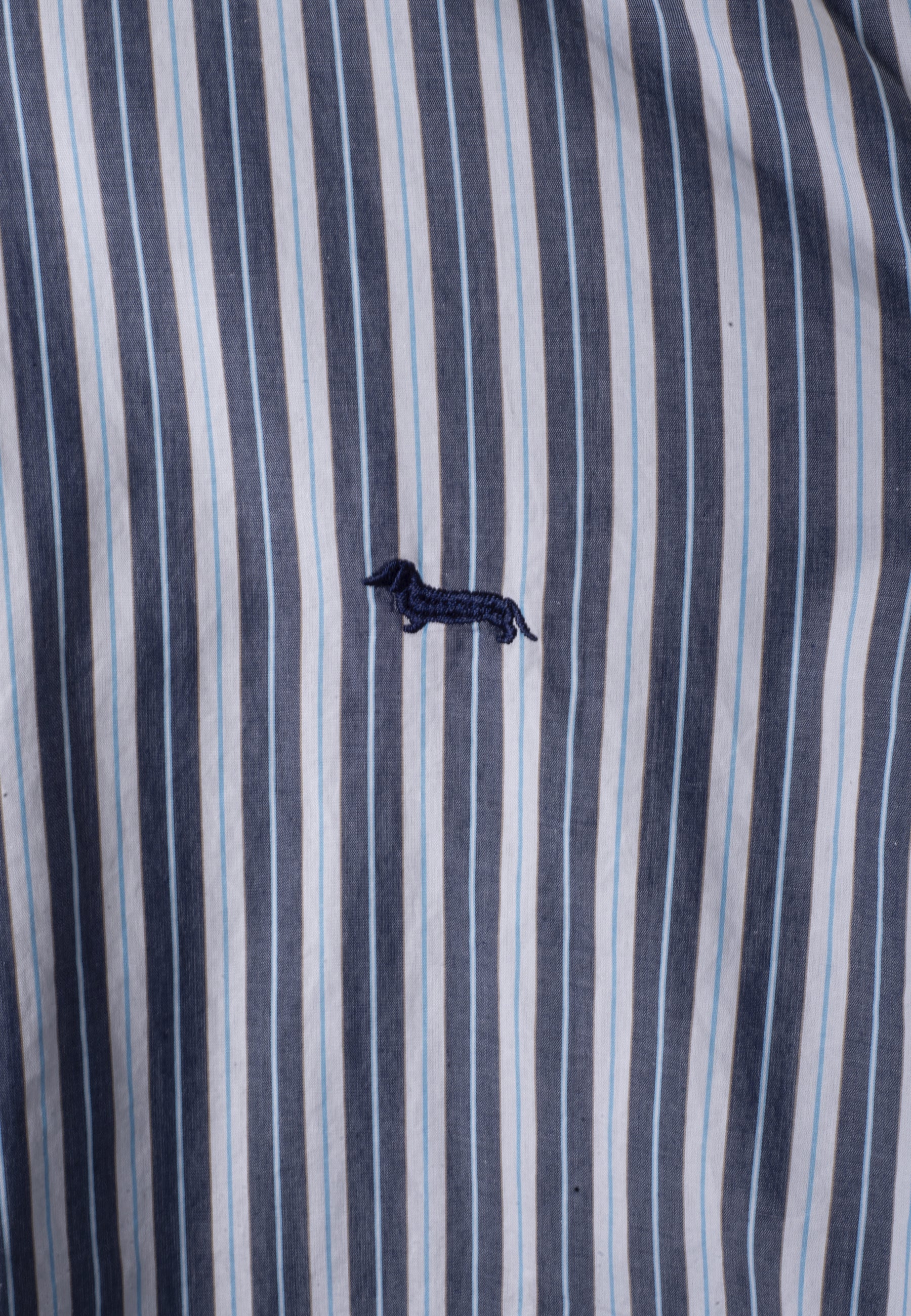 Camisa Azul Cielo/Blanco  Rayas H&B