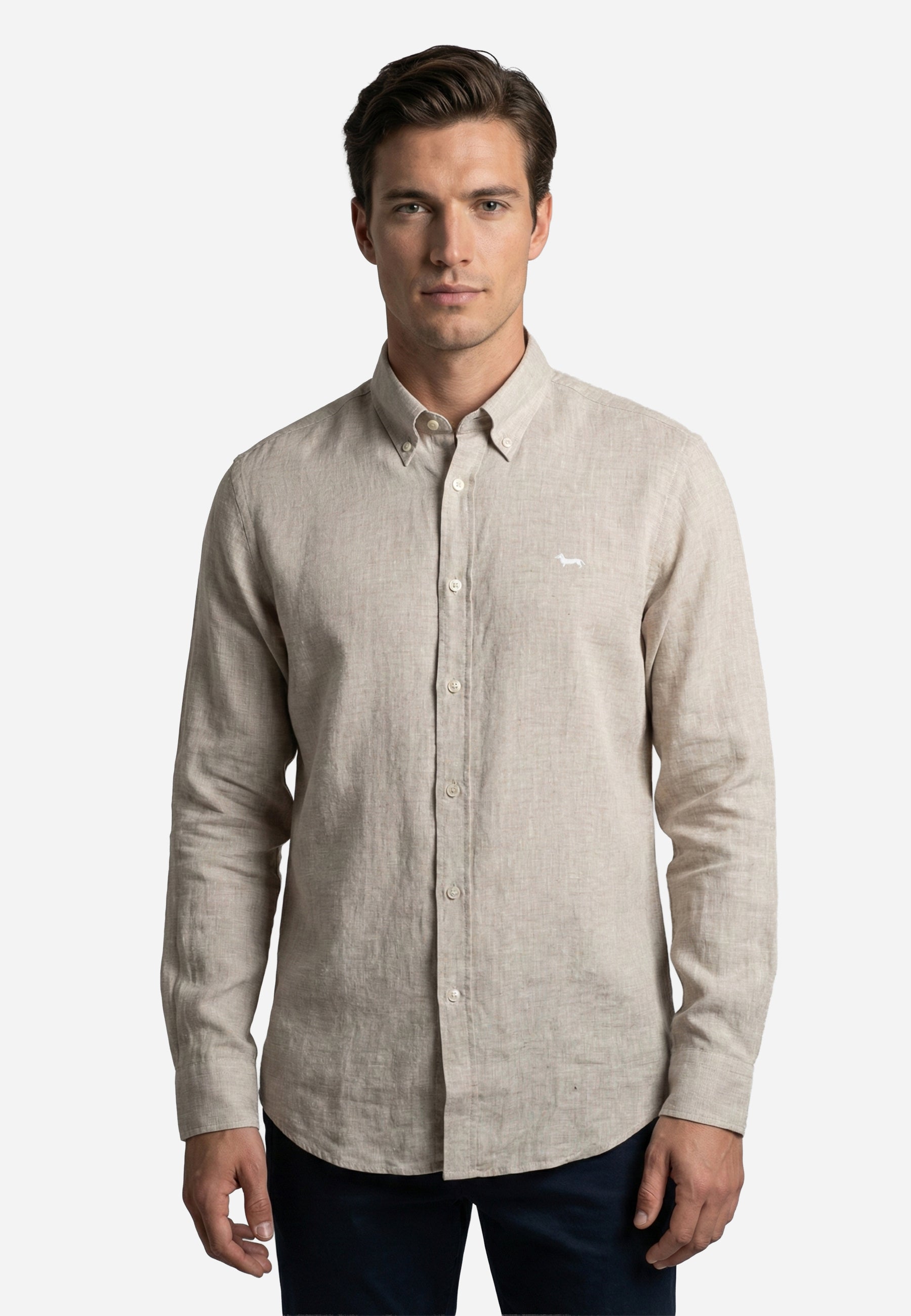 Camisa Café Claro Hombre H&B.