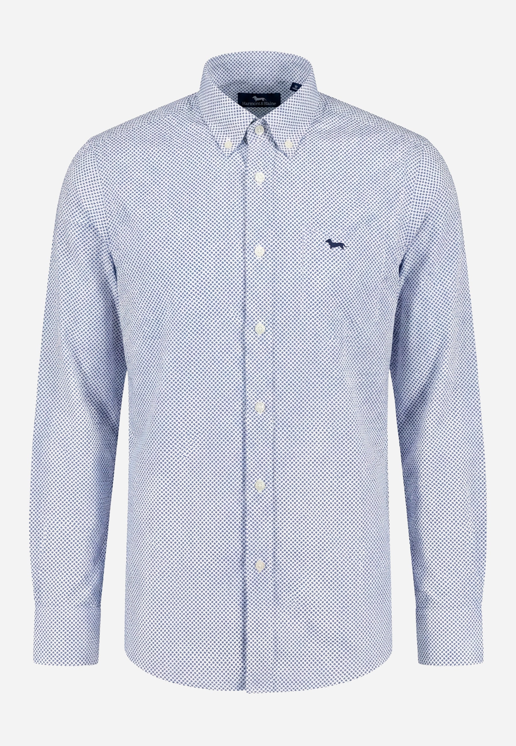 Camisa Azul Hombre H&B.