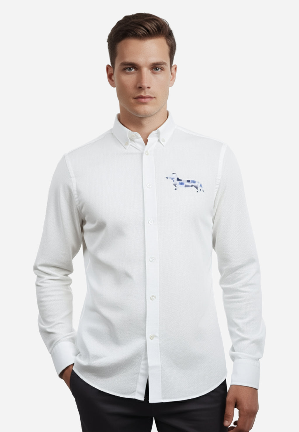 Camisa Blanca Logo H&B