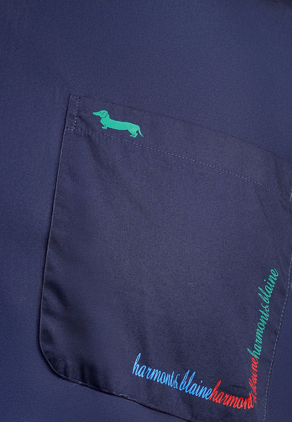 Camiseta Azul Marino Logo H&B