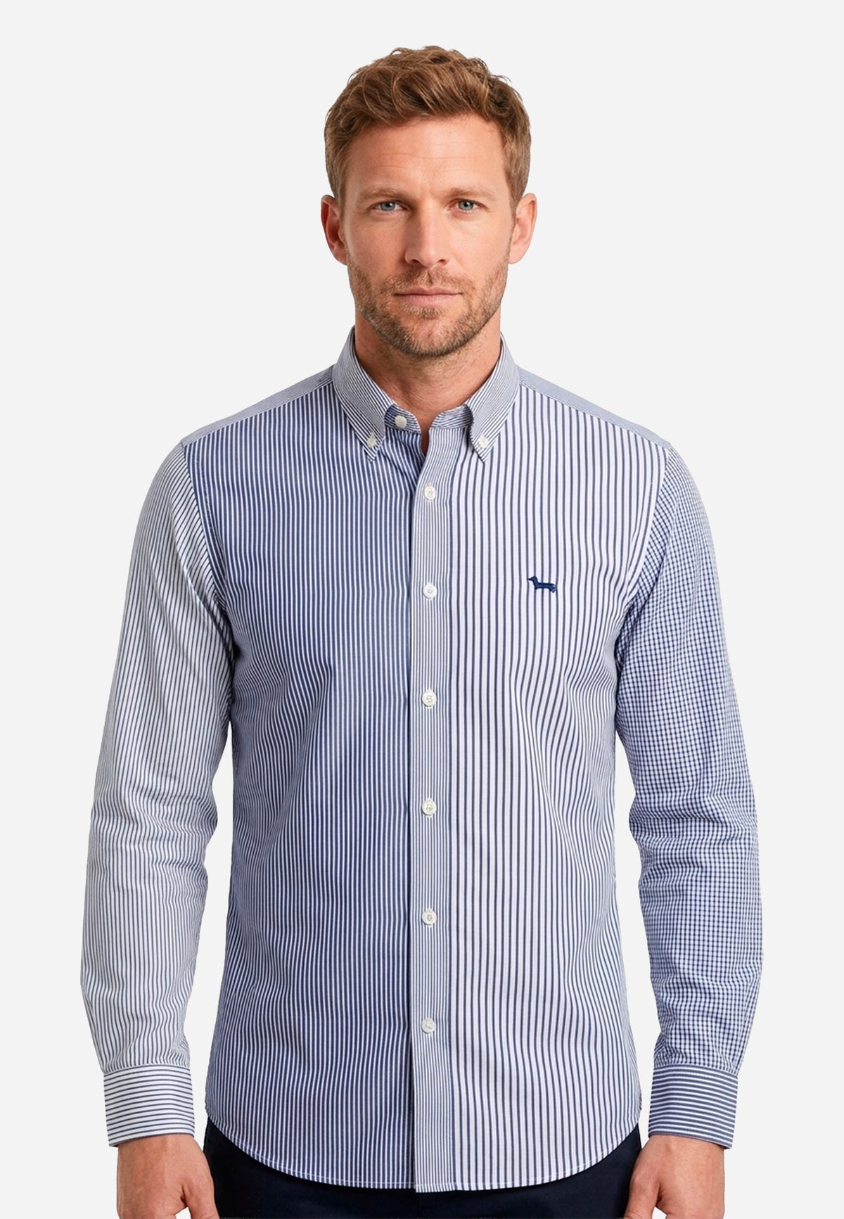 Camisa Azul Atemporal H&B.
