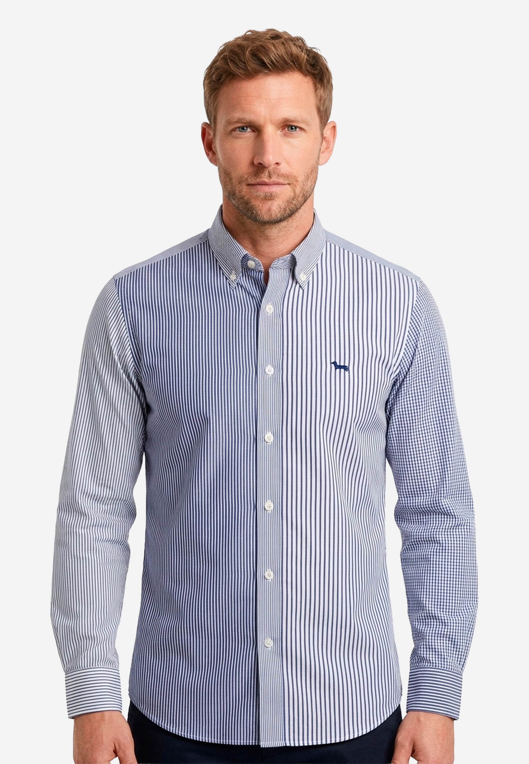 Camisa Azul Atemporal H&B.