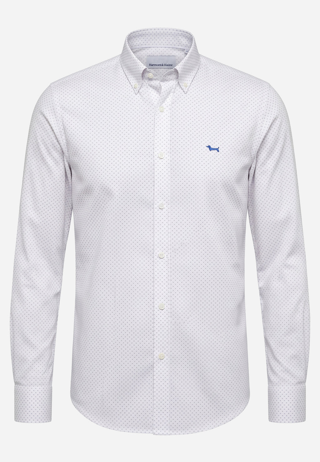 Camisa Blanca Punto Hombre H&B.