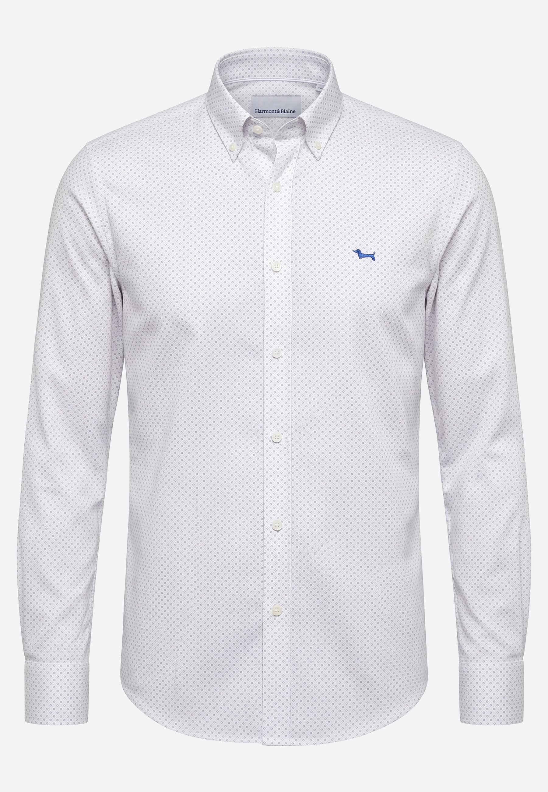 Camisa Blanca Punto Hombre H&B.