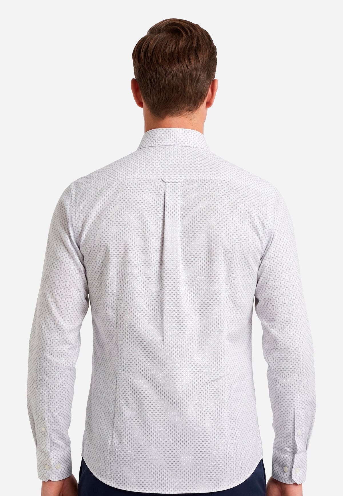 Camisa Blanca Punto Hombre H&B.