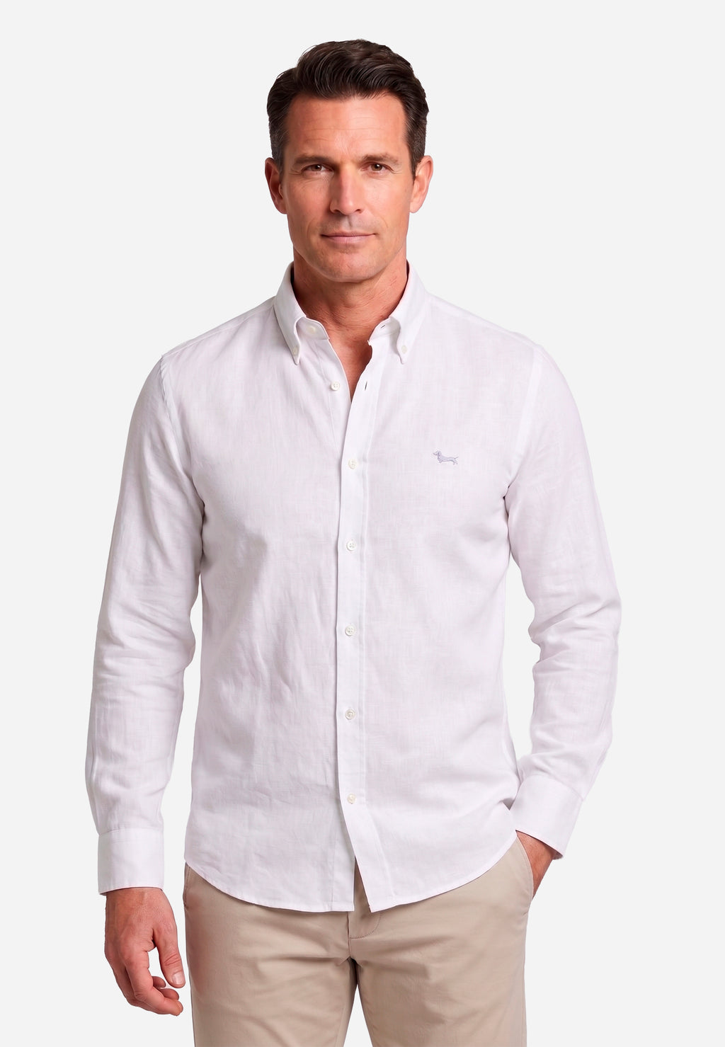 Camisa Sport Blanca Logo H&B