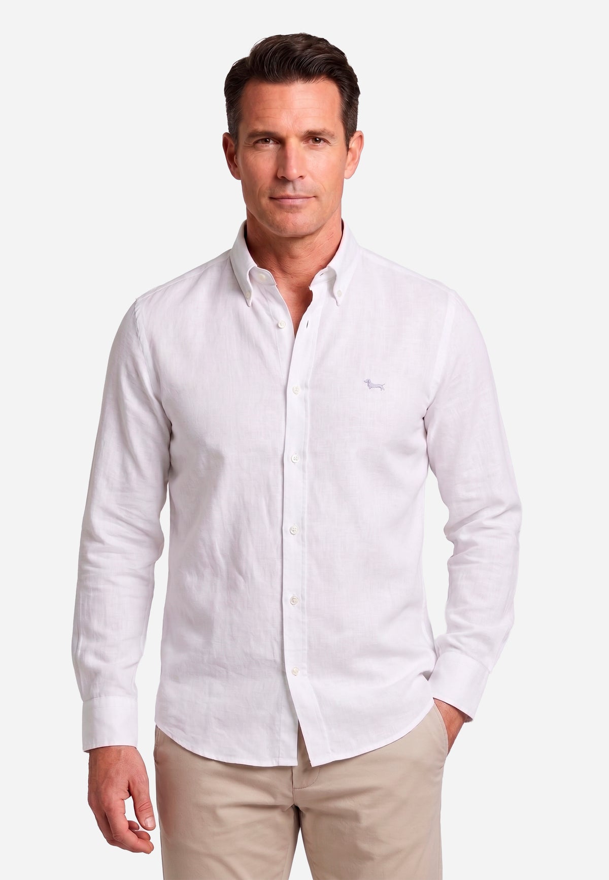 Camisa Sport Blanca Logo H&B