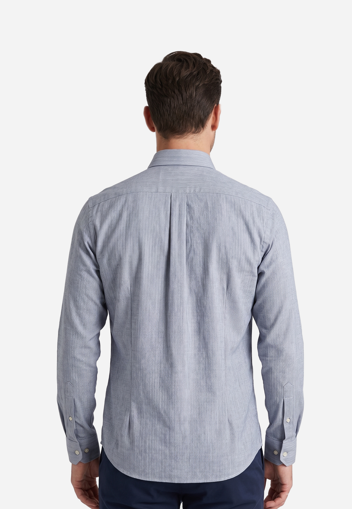 Camisa  Micro-Diseño Gris H&B