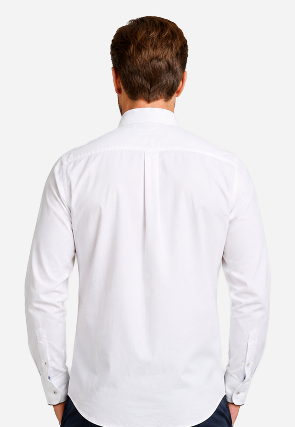Camisa Sport Atemporal Hombre Blanca H&B.