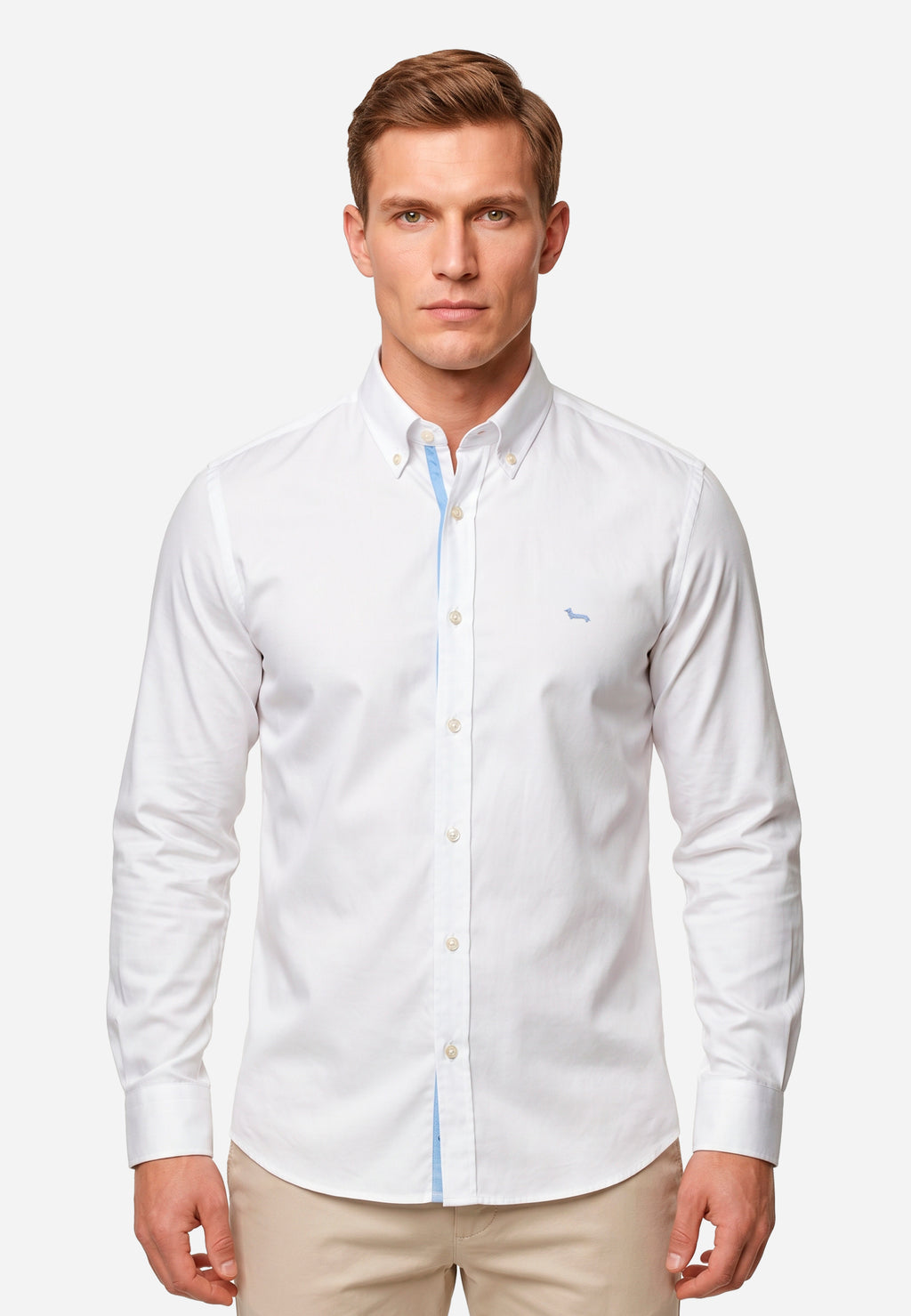 Camisa Sport Atemporal Hombre Blanca H&B.