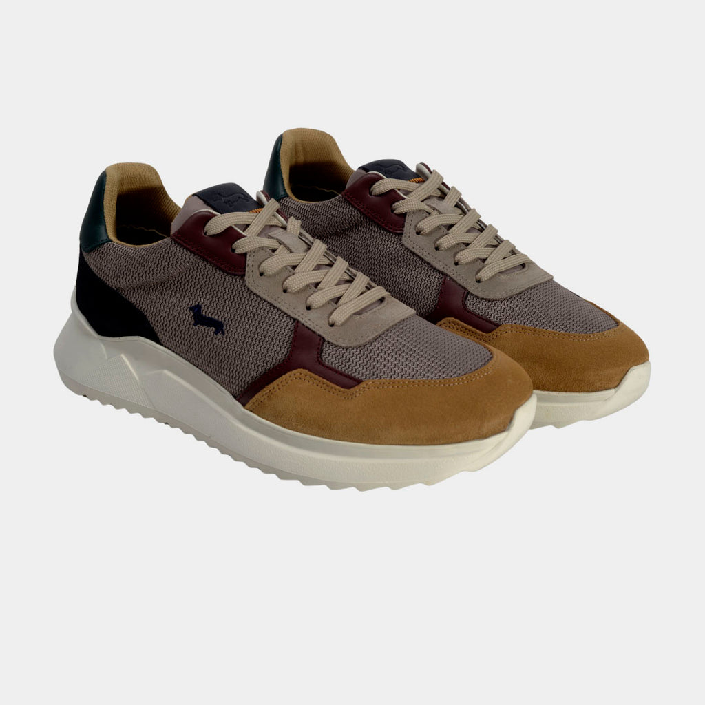 TENIS H&B SHOES CAMEL CUERO