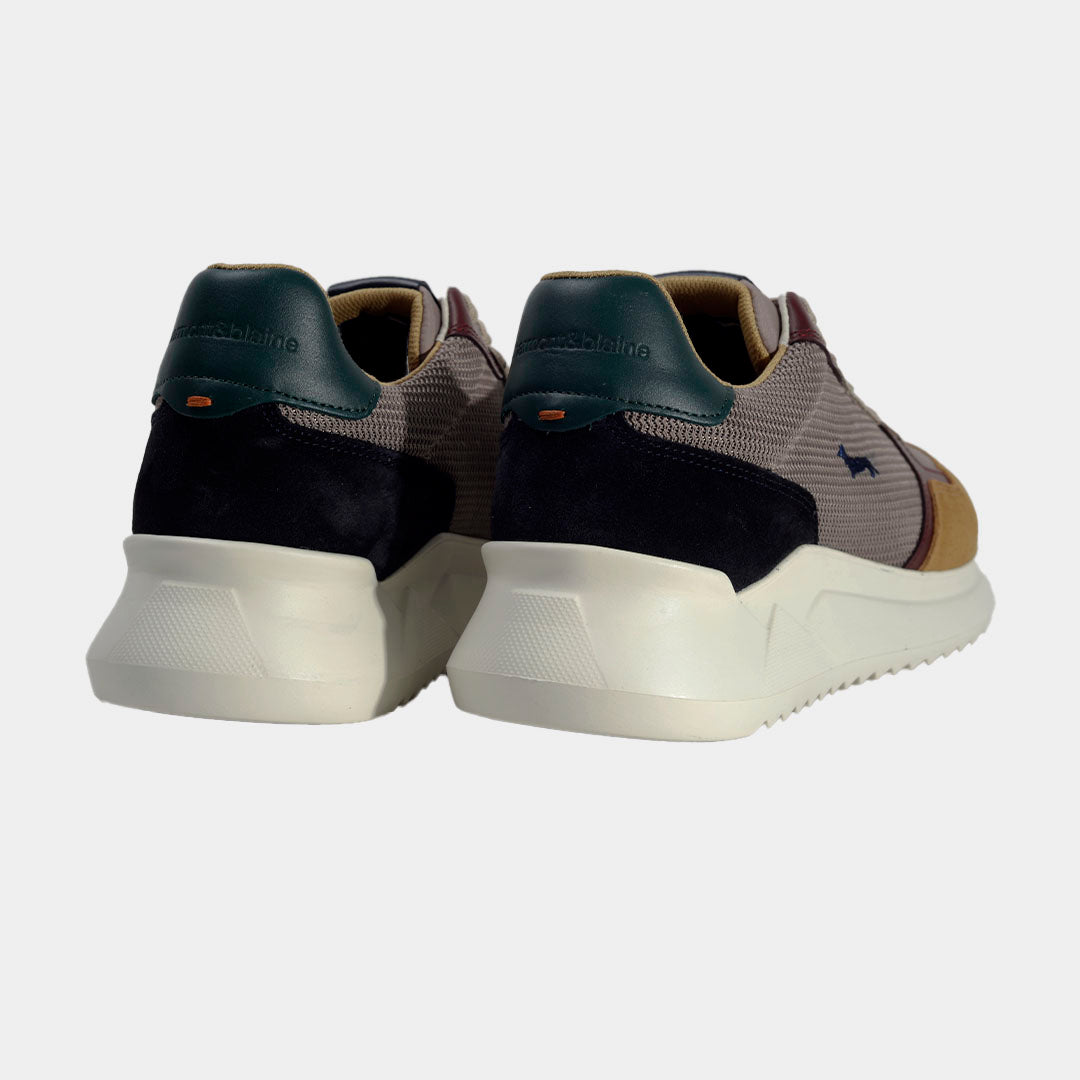 Tenis Shoes Camel Cuero H&B