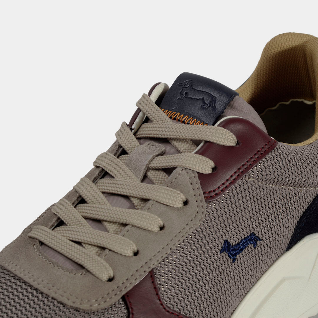 Tenis Shoes Camel Cuero H&B