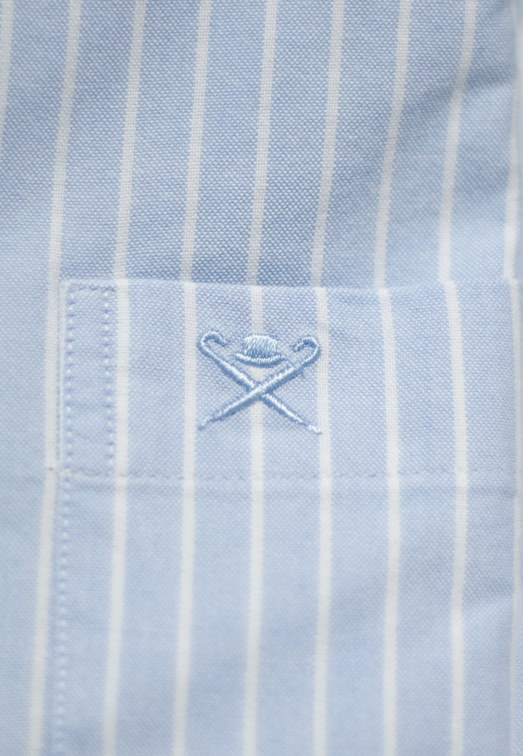 Camisa Azul Rayas Hombre H.L.