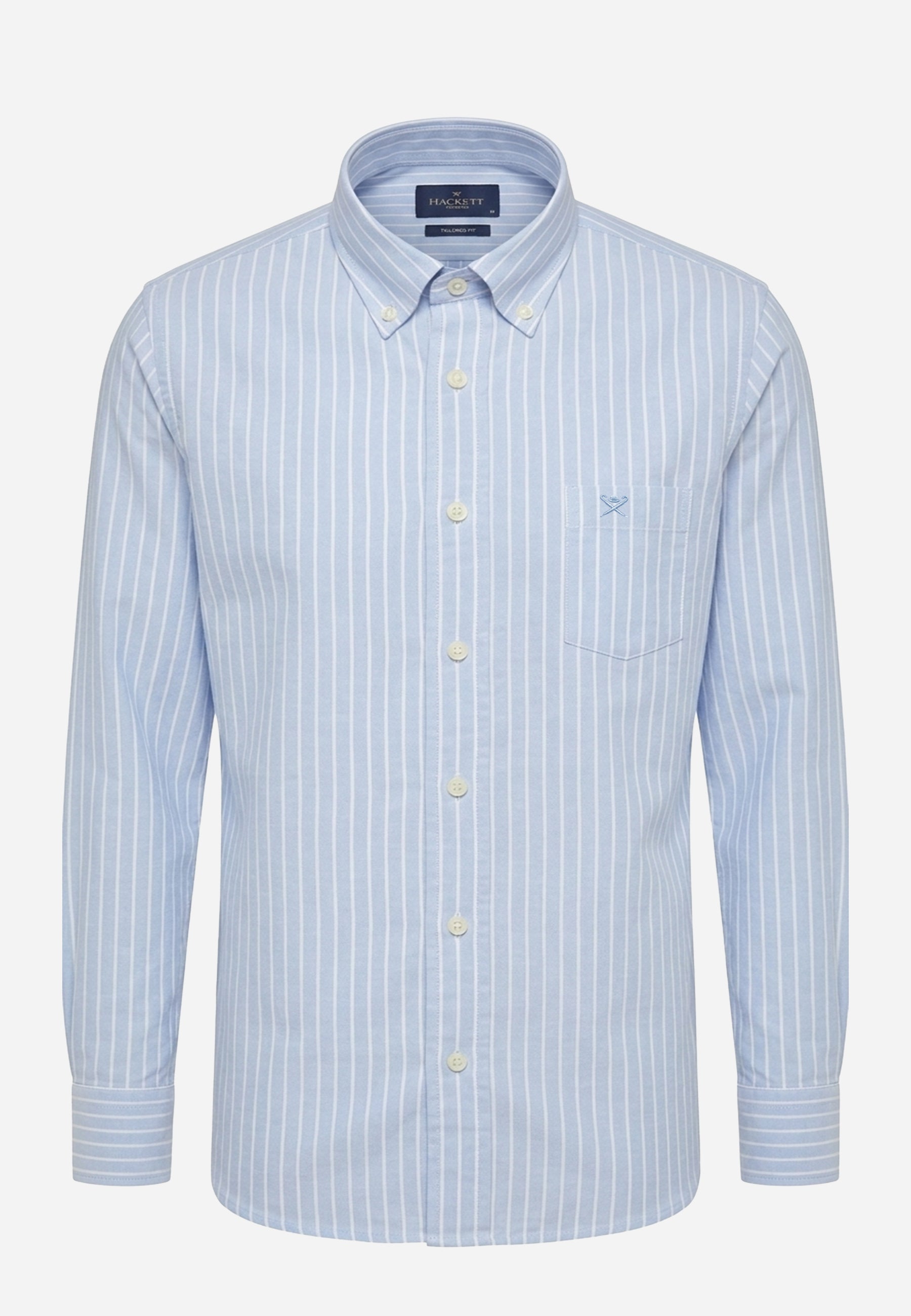 Camisa Azul Rayas Hombre H.L.