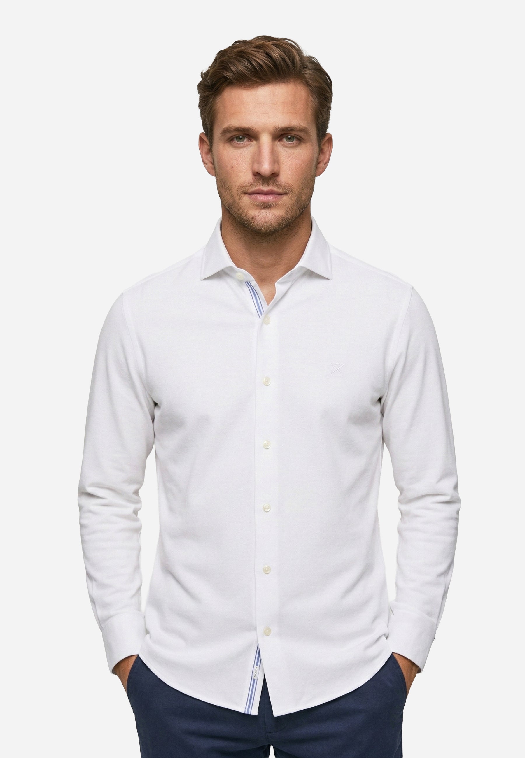Camisa Sport Blanca Hombre H.L.