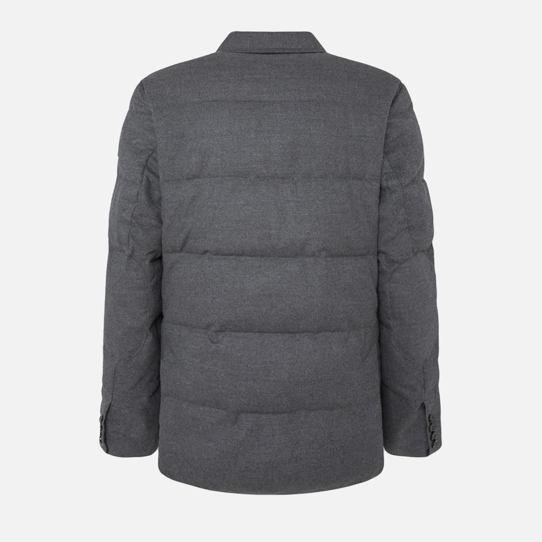 Chaqueta Flannel Blazer Gris H.L.