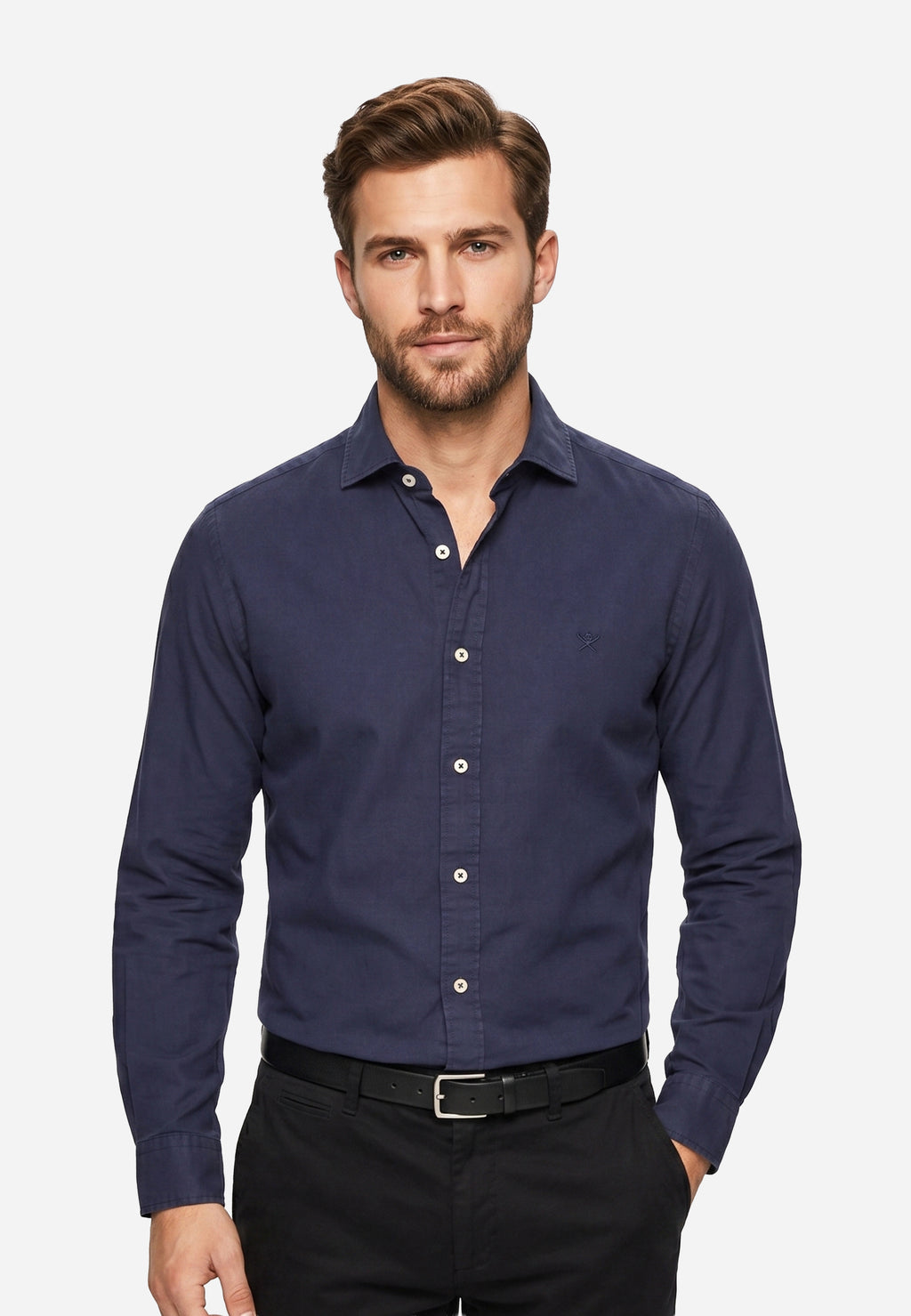 Camisa Azul Hombre H.L.