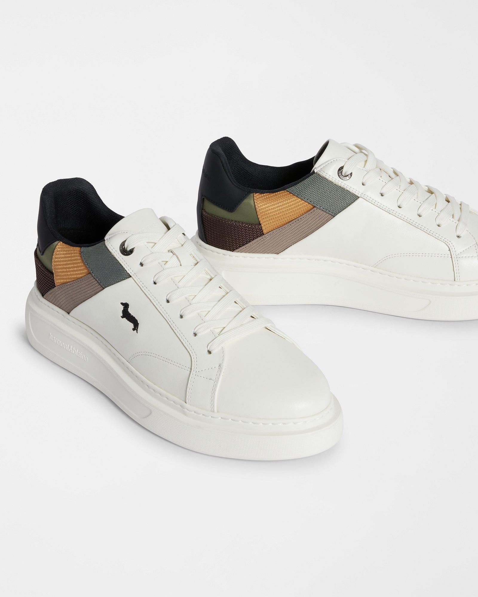 Sneaker Blanco/Verde Logo H&B